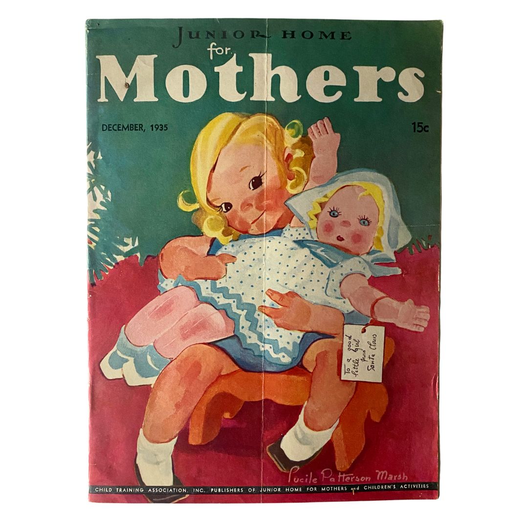 VTG Junior Home for Mothers Magazine December 1935 A Baby is Expected