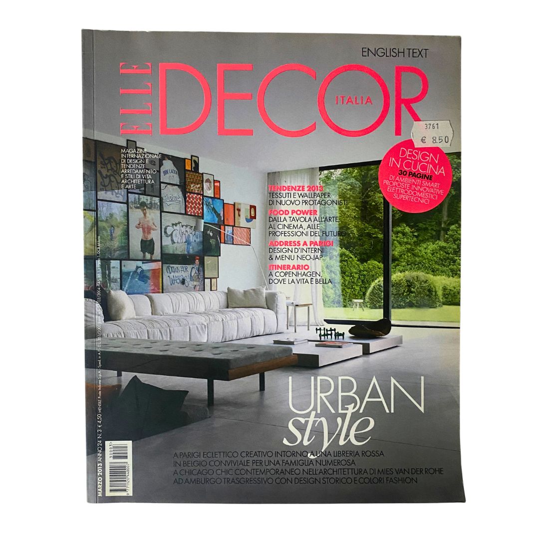 Elle Decor Italia Magazine March 2013 Urban Style No Label VG