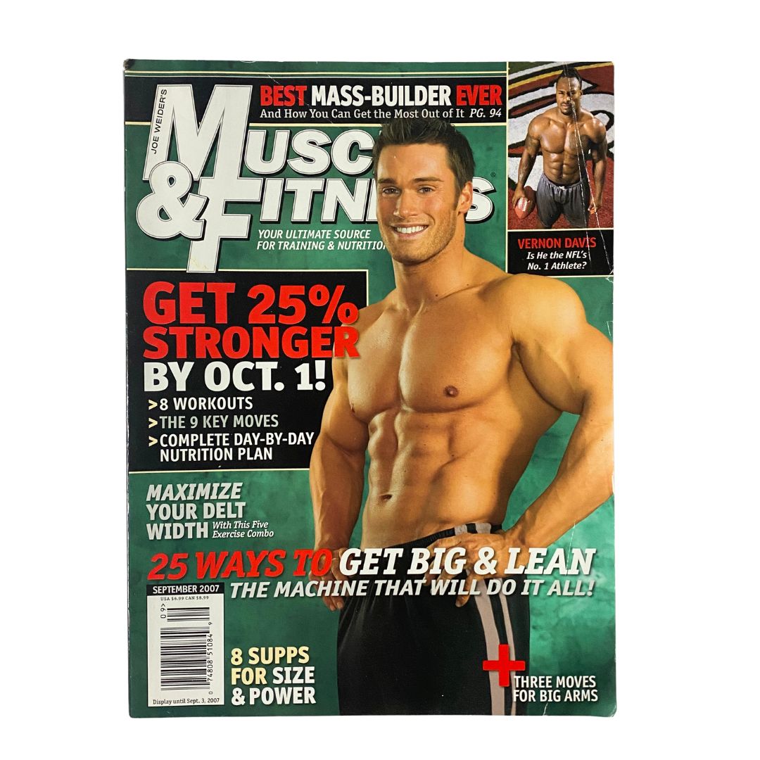 Muscle & Fitness Magazine September 2007 Blake Little, Vernon Davis No Label