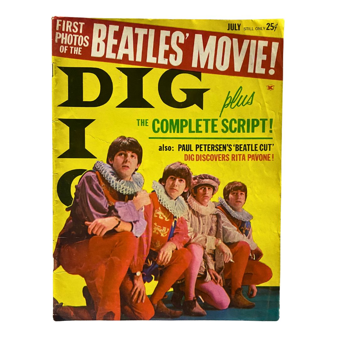 VTG Dig Magazine July 1964 Vol 11 No. 4 The Beatles Movie No Label