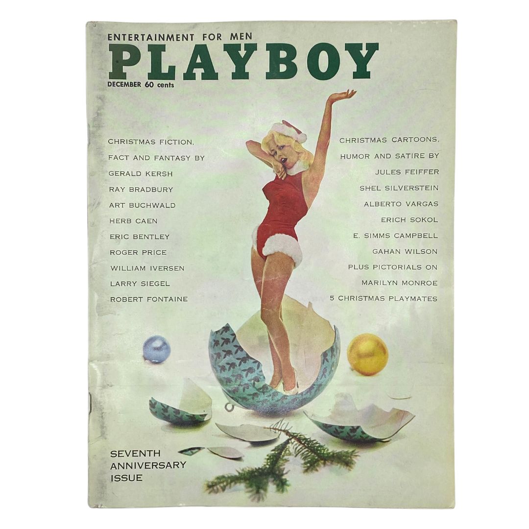 VTG Playboy Magazine December 1960 Playmate Carol Eden w Centerfold No Label