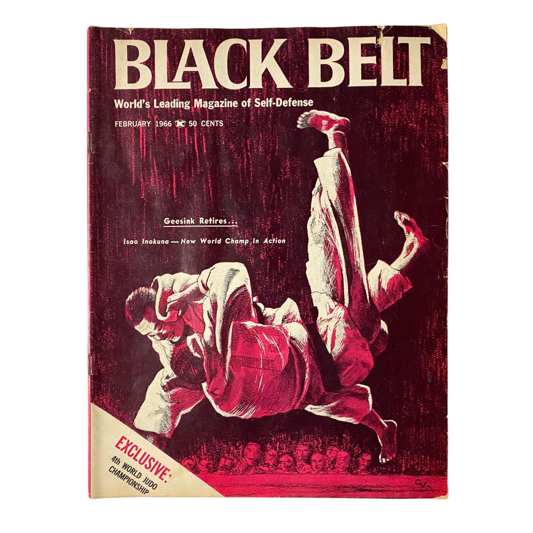 Black Belt Magazine February 1966 Vol 4 No. 2 Inokuma & Rodolfo Peres No Label