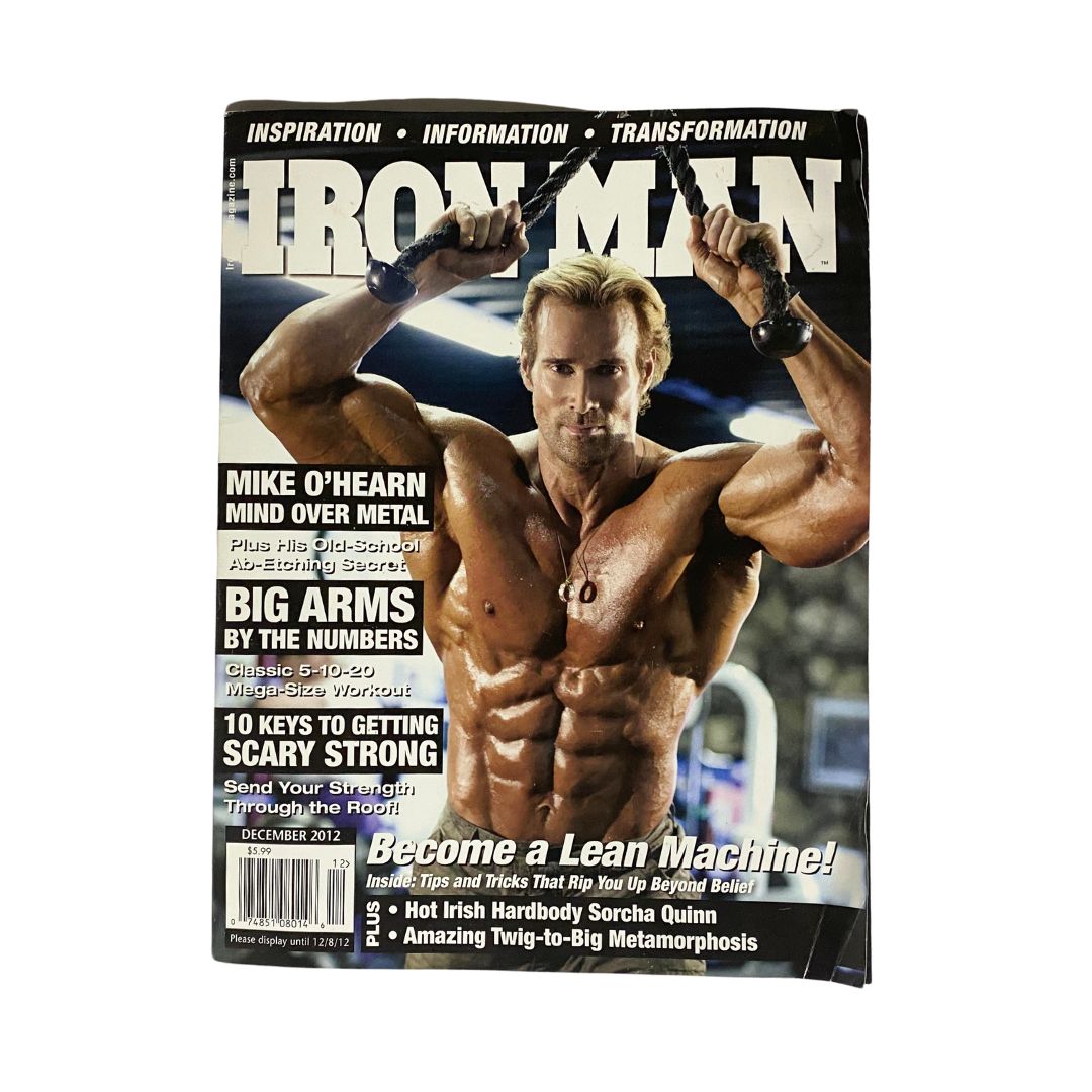 Iron Man Magazine December 2012 Mike O'Hearn Cover No Label GD Interior