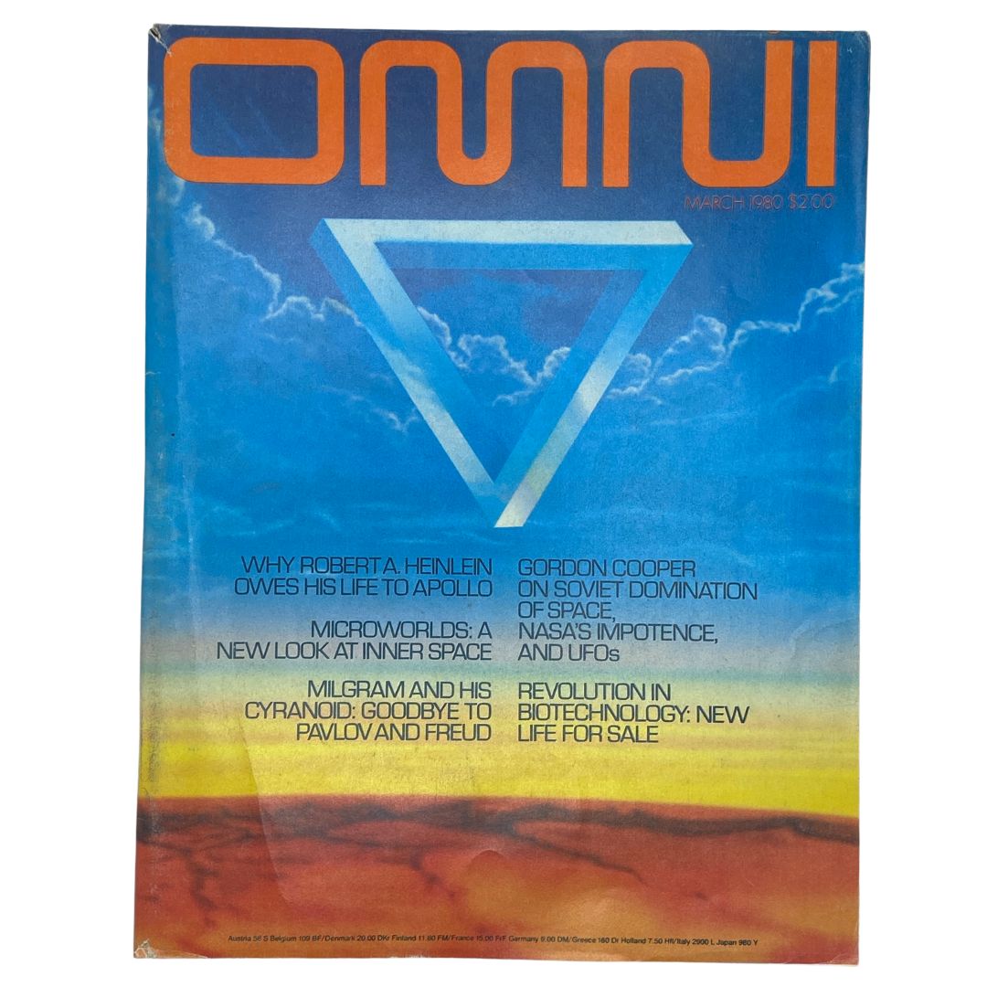 VTG Omni Magazine March 1980 NASA's Impotence and UFOs No Label