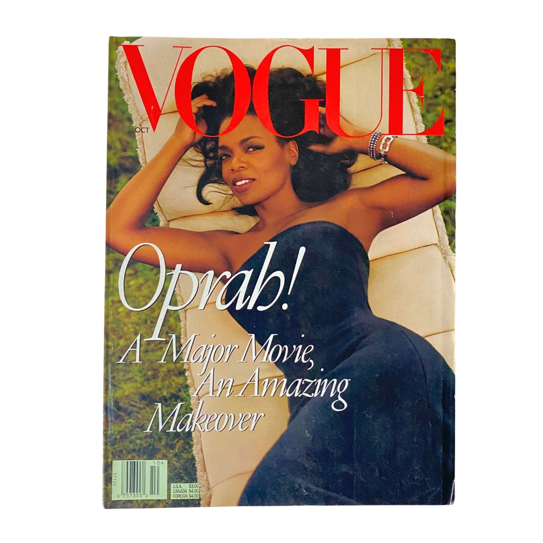 Vogue Magazine October 1998 Oprah Winfrey By Steven Meisel No Label