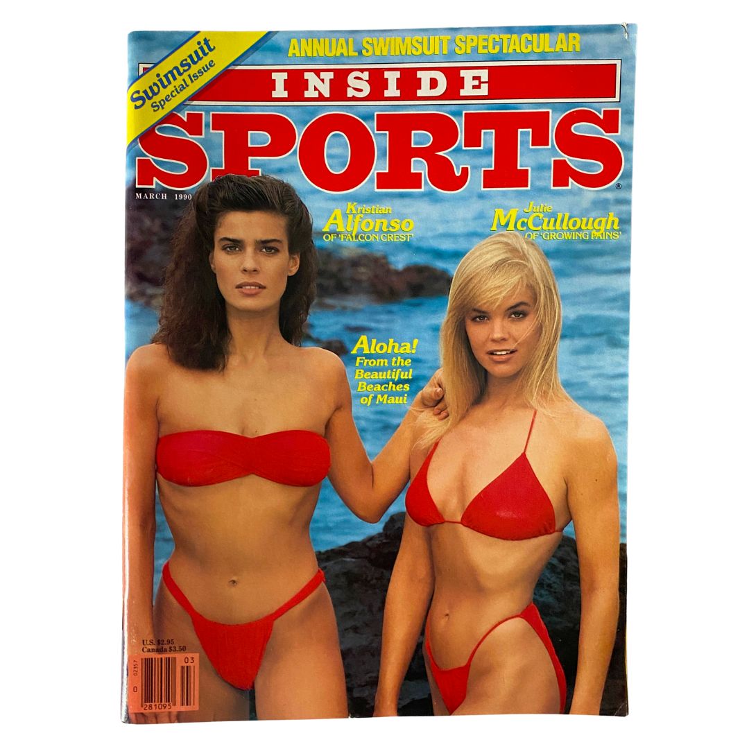 Inside Sports Magazine March 1990 Kristian Alfonso & Julie McCullough No Label