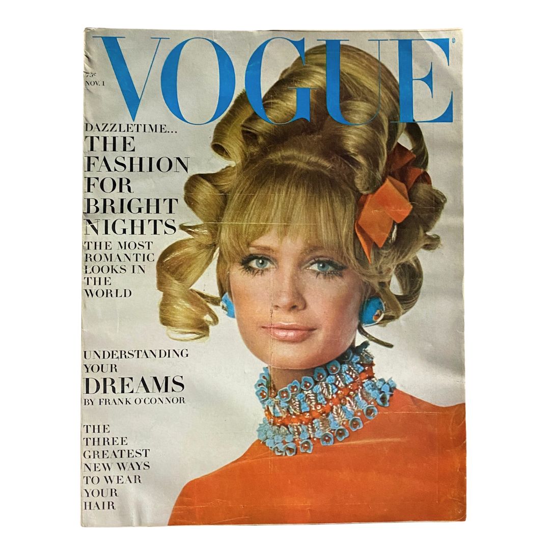 VTG Vogue Magazine November 1 1967 Sue Murray by Irving Penn No Label