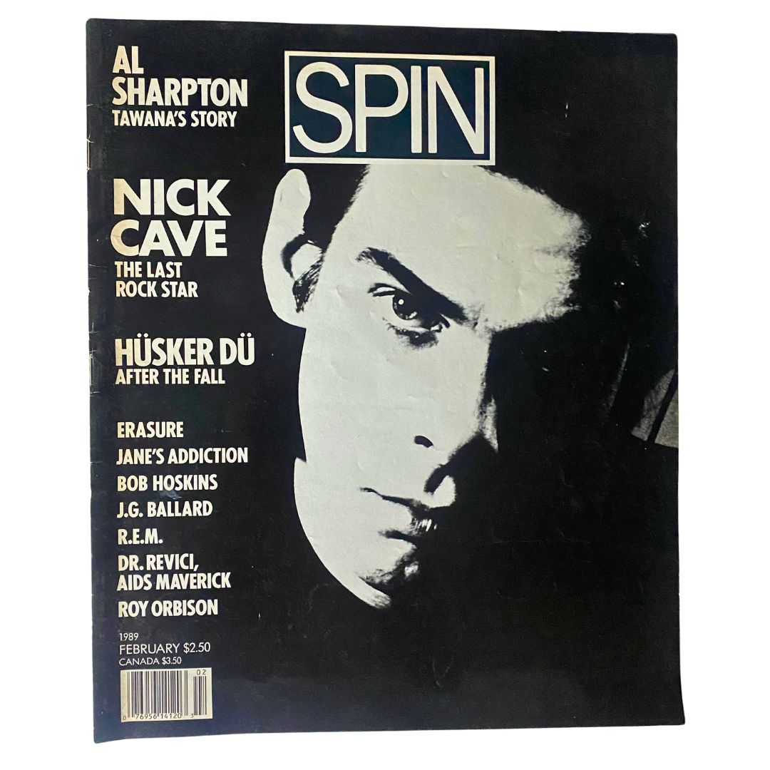 VTG Spin Magazine February 1989 Vol 4 No. 11 Nick Cave Last Rock Star No Label