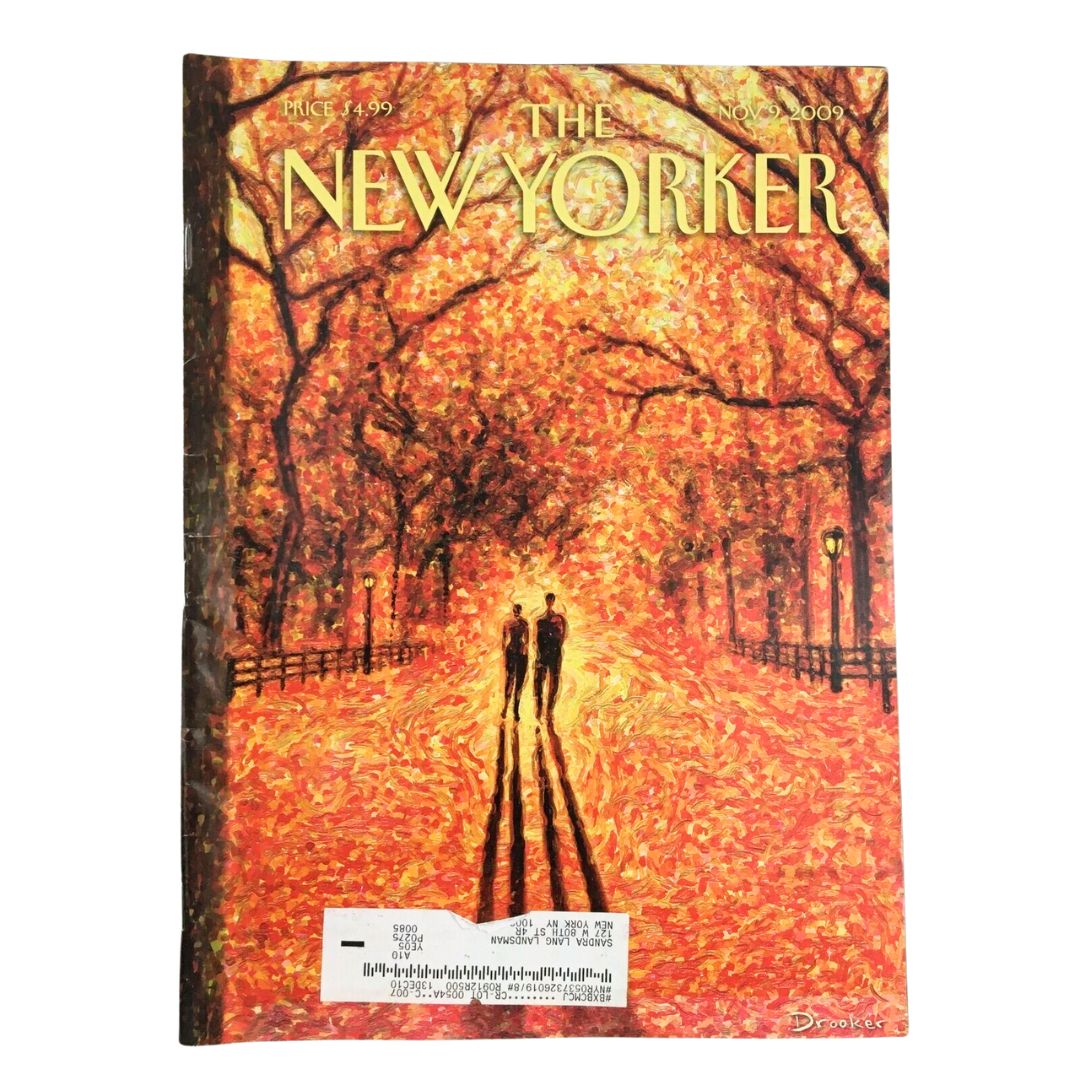 The New Yorker November 9 2009 Full Magazine Theme Cover by Eric Drooker