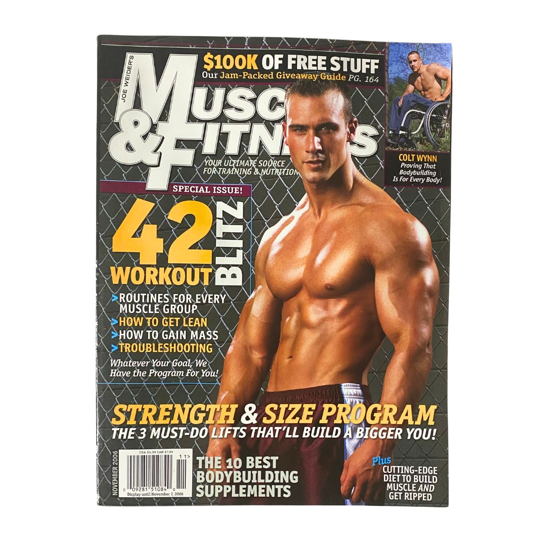 Muscle & Fitness Magazine November 2006 Remy Feniello Cover No Label