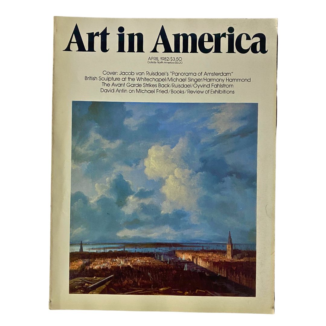 VTG Art in America Magazine April 1982 Panorama of Amsterdam No Label