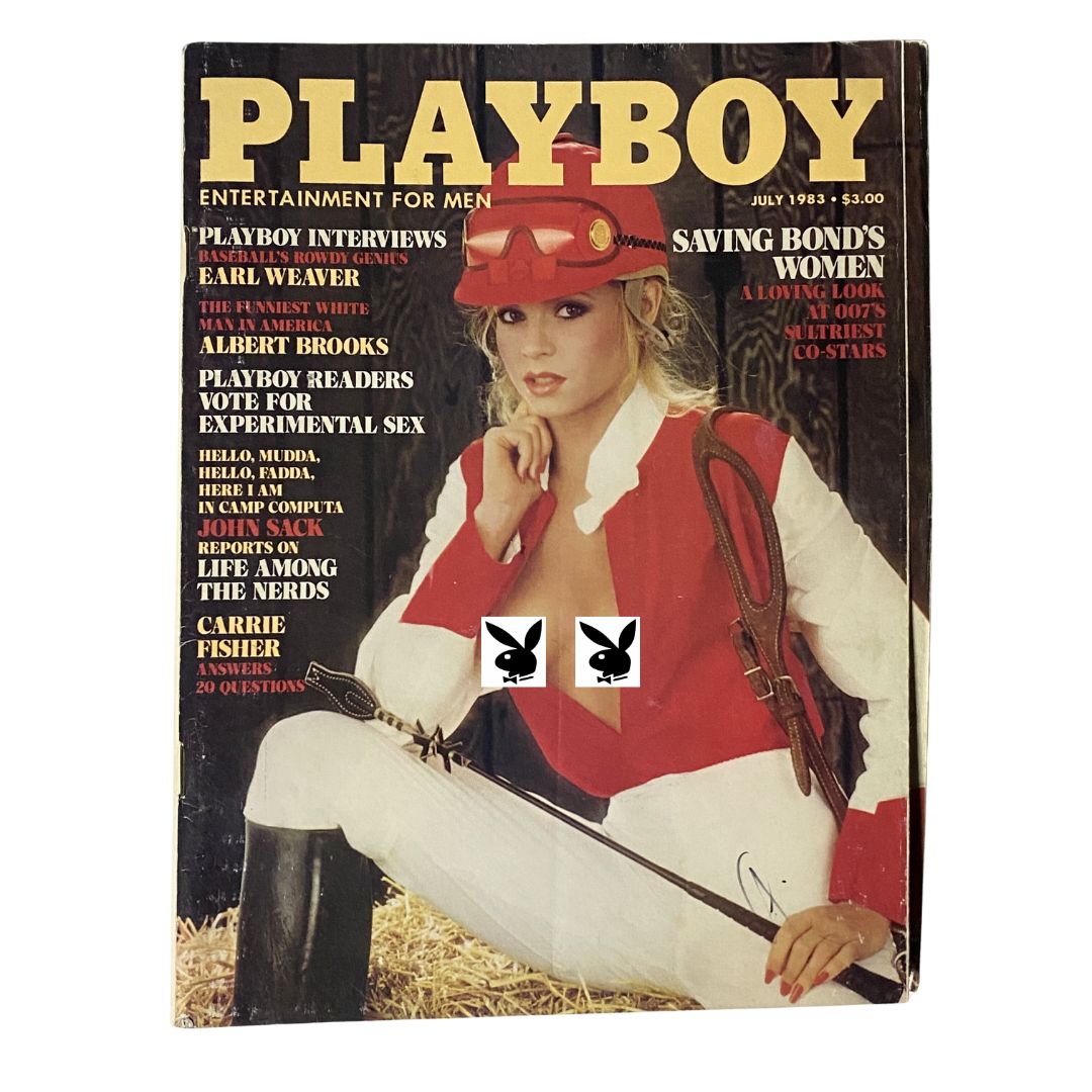 VTG Playboy Magazine July 1983 Ruth Guerri w Centerfold No Label