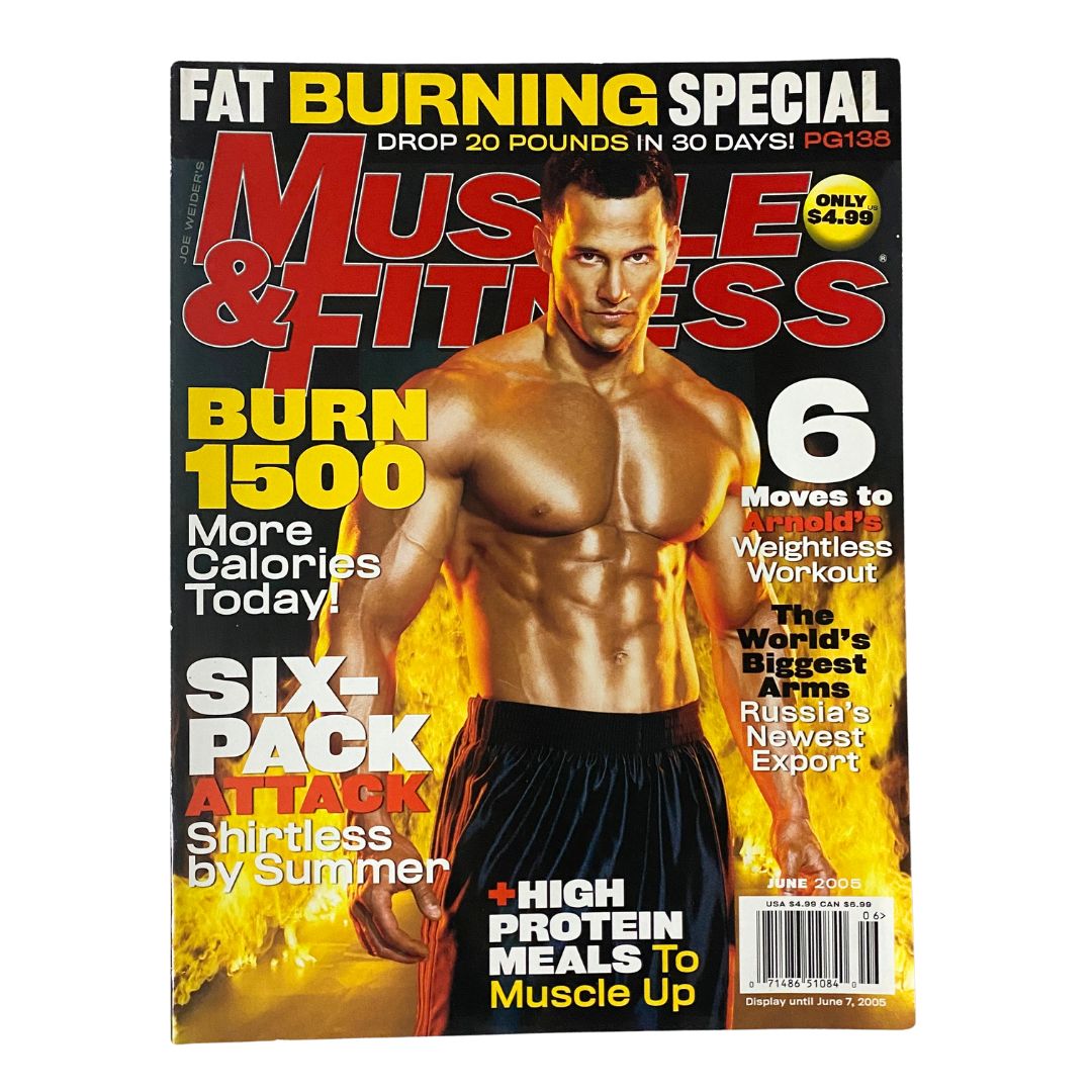 Muscle & Fitness Magazine June 2005 Brian Wiefering Cover No Label VG