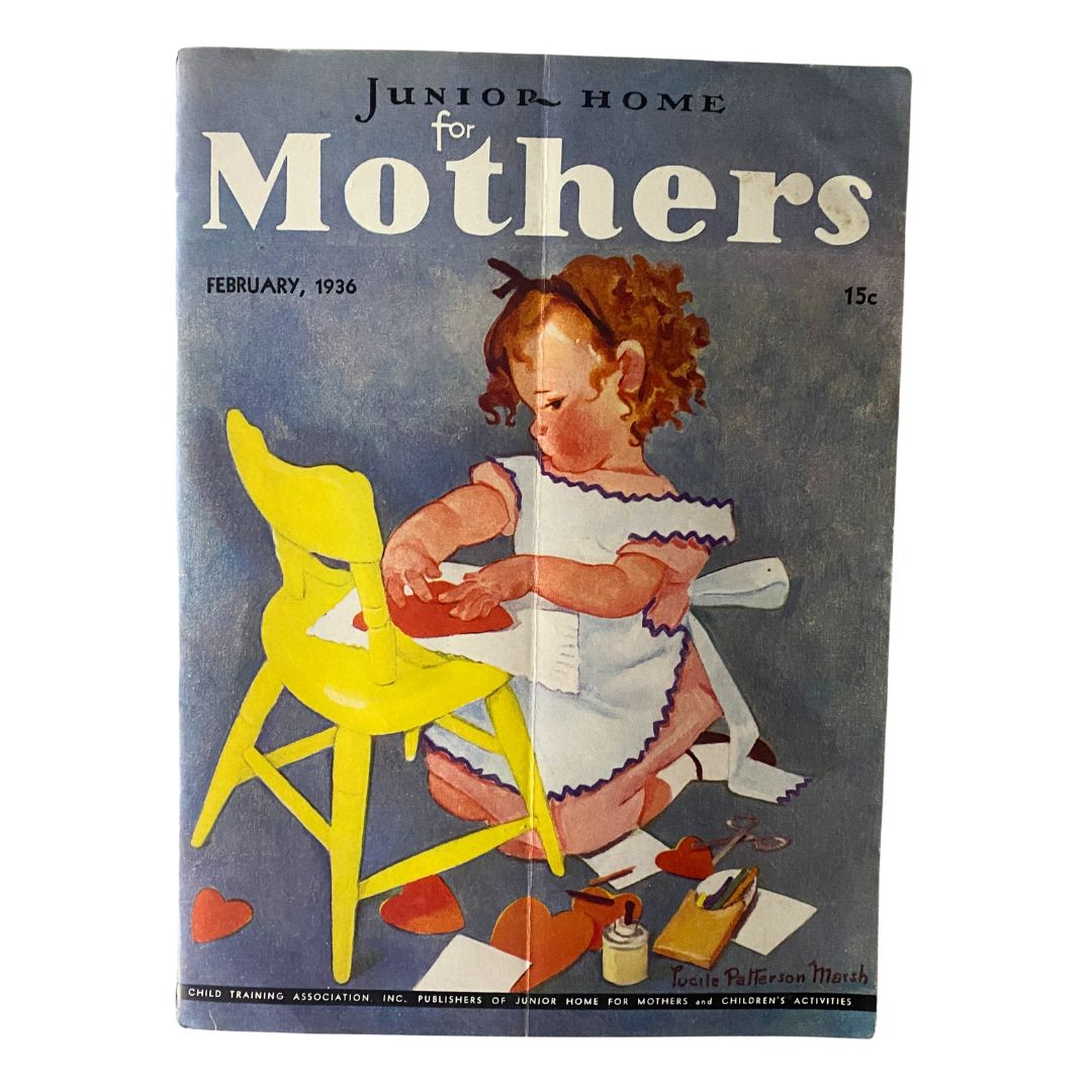 VTG Junior Home for Mothers Magazine February 1936 Have a Party on Valentine's