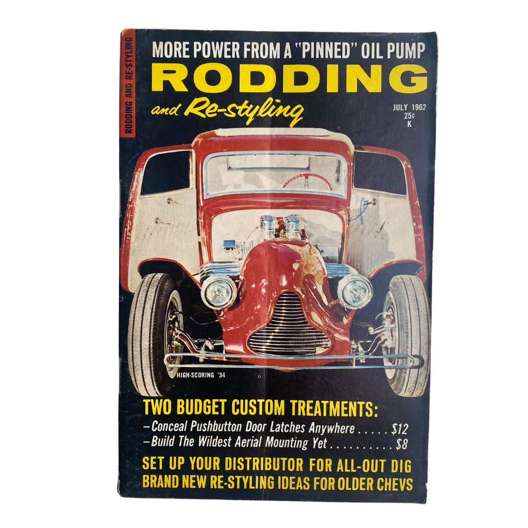 VTG Rodding & Re-Styling Magazine July 1962 Two Budget Custom Treatment No Label