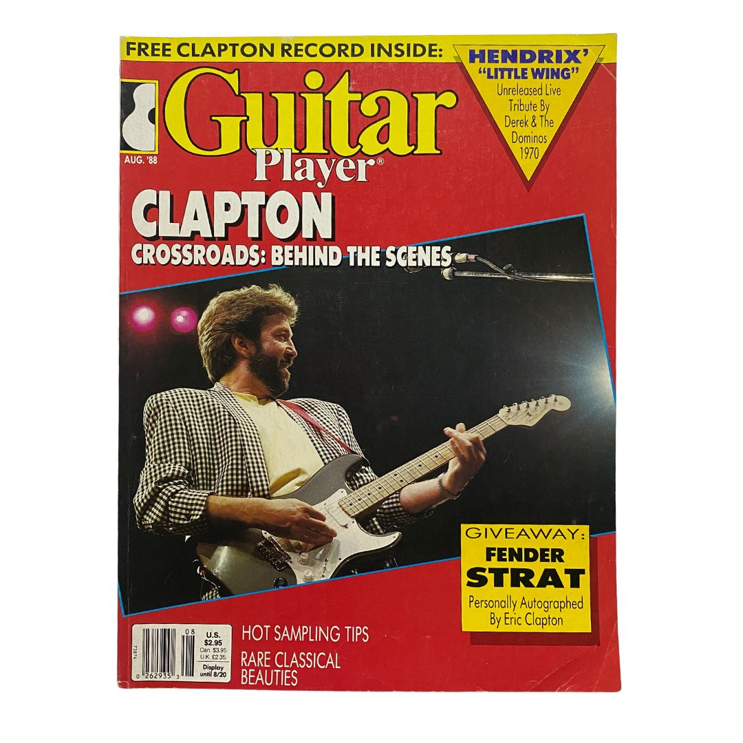 Guitar Player Magazine August 1988 Eric Clapton Crossroads No Label