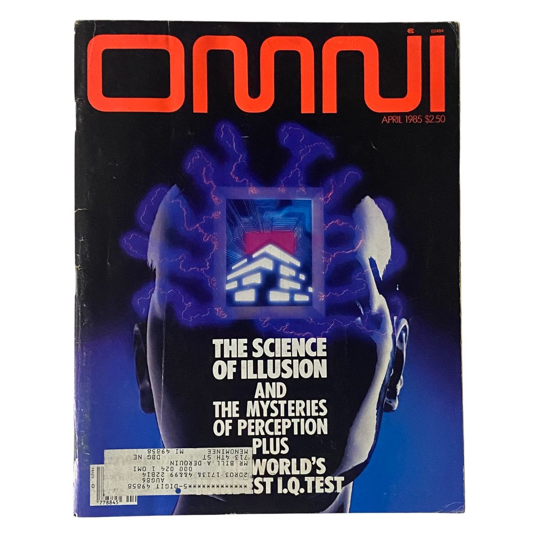 VTG Omni Magazine April 1985 The Science & Illusion The Mysteries of Perception