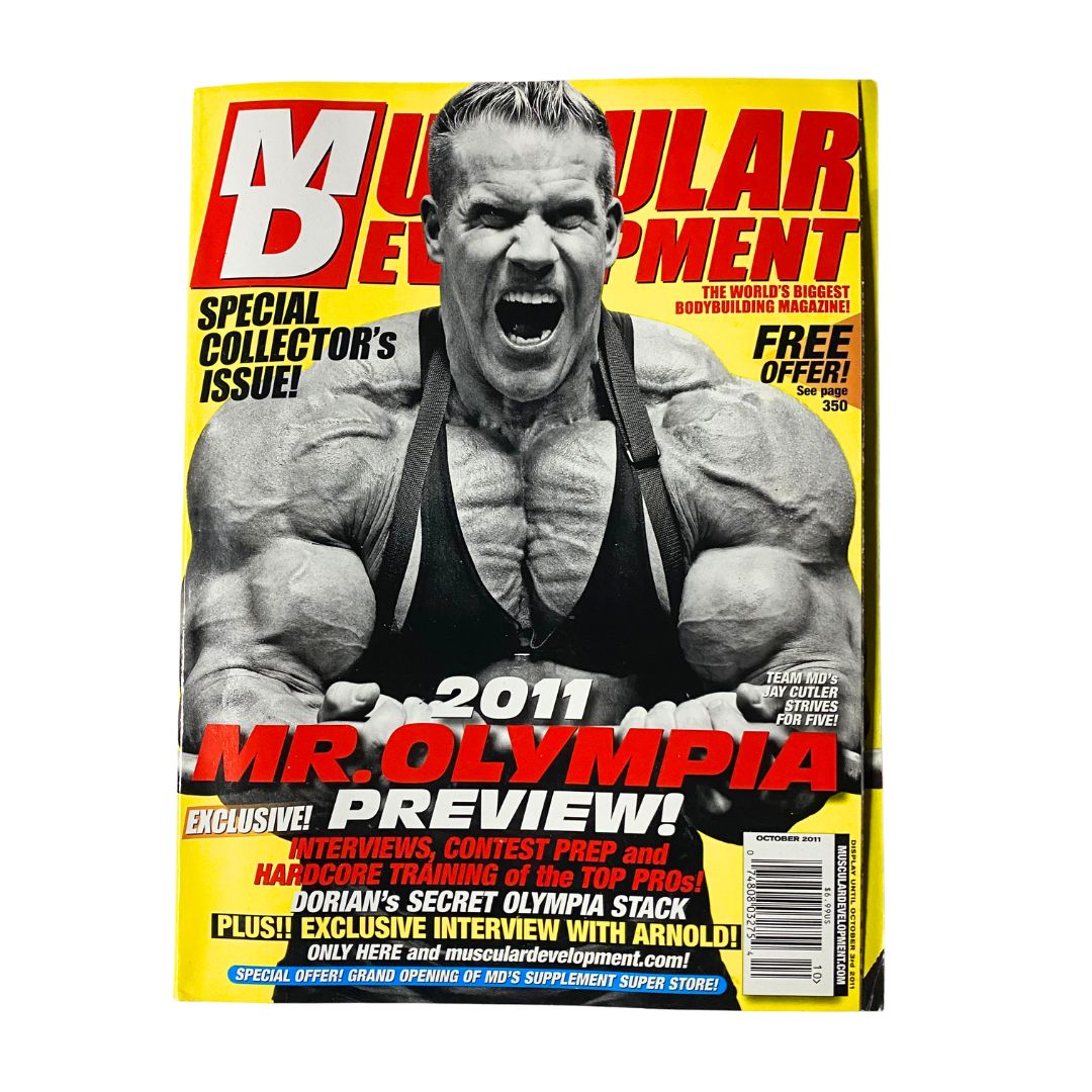 Muscular Development Magazine October 2011 Jay Cutler Cover No Label