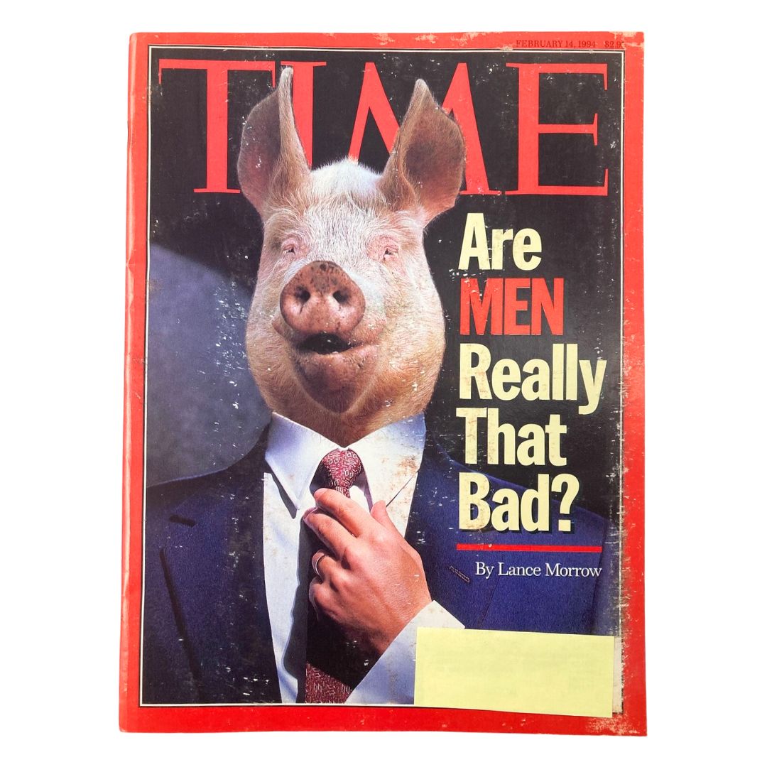 Time Magazine February 14 1994 Are Men Really That Bad? by Lance Morrow