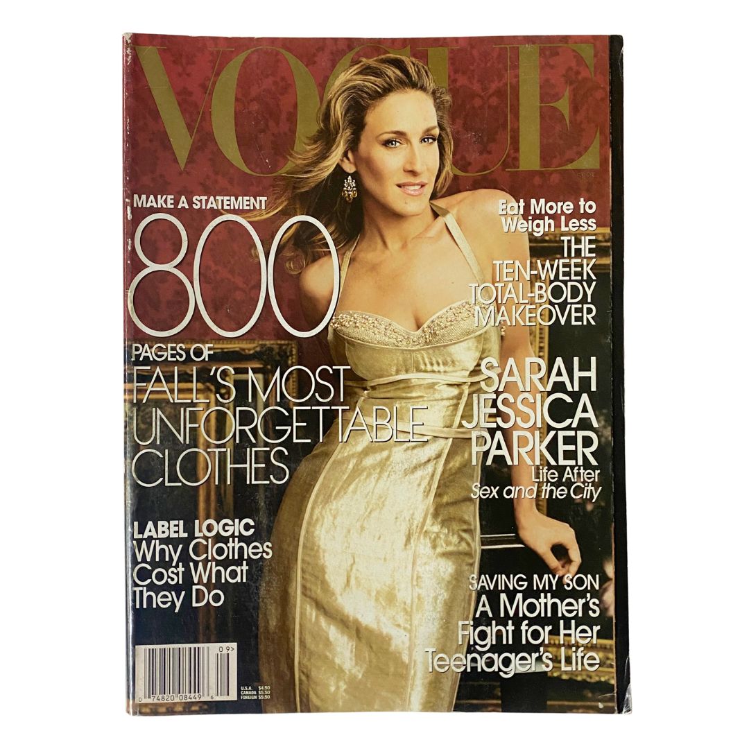 Vogue Magazine September 2005 Sarah Jessica Parker by Annie Leibovitz No Label