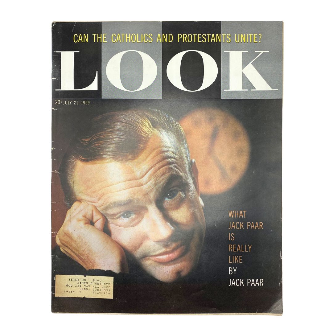 Look Magazine July 21 1959 Vol 23 No. 15 Jack Paar Cover Photograph