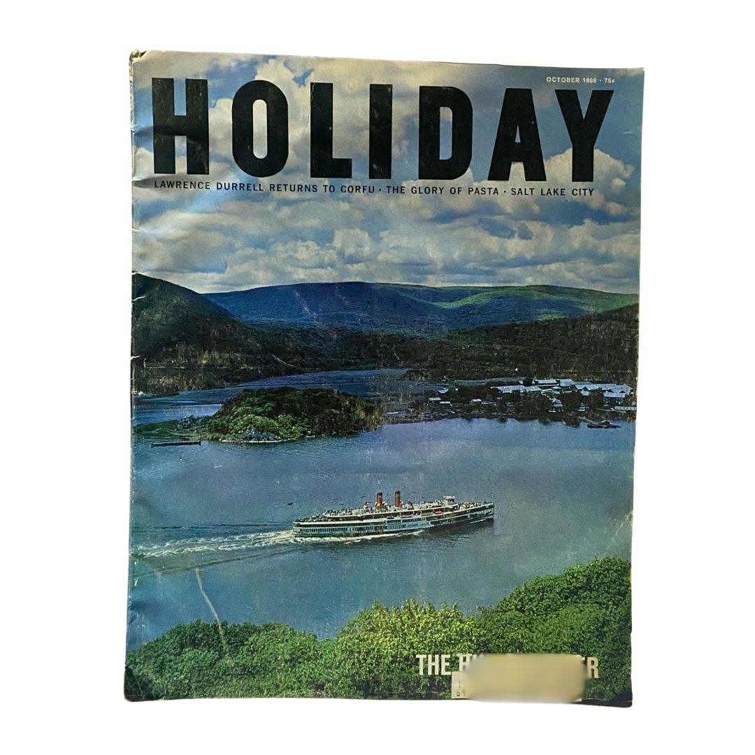 VTG Holiday Magazine October 1966 Vol 40 No. 4 The Last Side-Wheel Steamboat