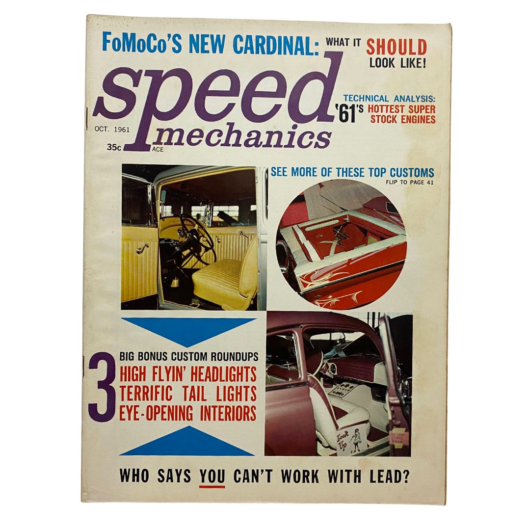 VTG Speed Mechanics Magazine October 1961 The Facts of Fuel Injection No Label