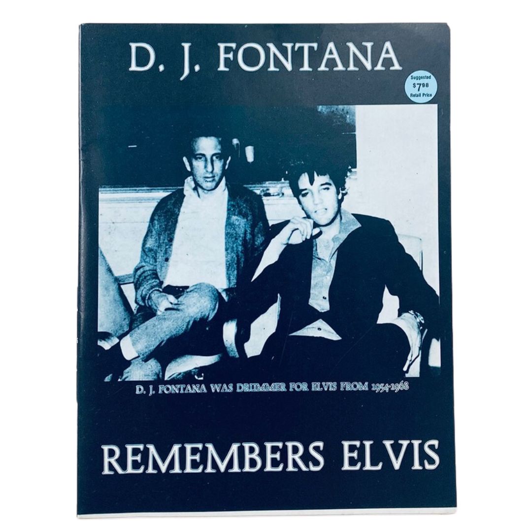 VTG 1981 Remember Elvis Presley by D.J. Fontana from 1954-1968 w Poster No Label