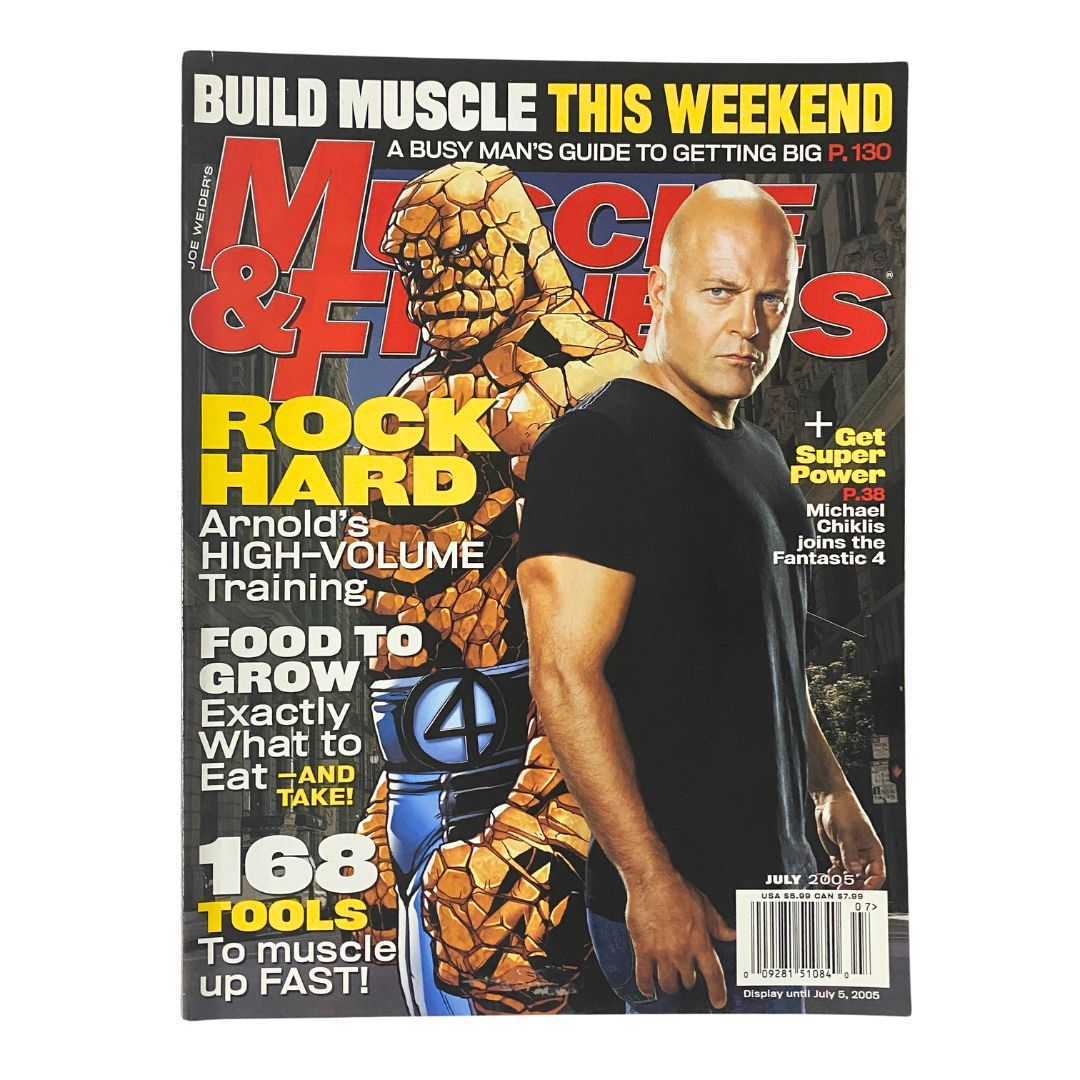 Muscle & Fitness Magazine July 2005 Michael Chiklis Cover No Label