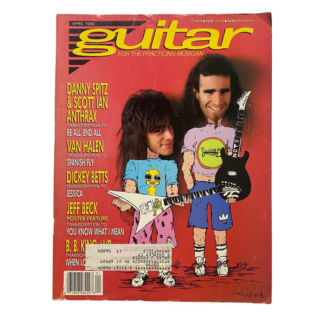 Guitar for the Practicing Musician Magazine April 1989 Danny & Scott w Poster