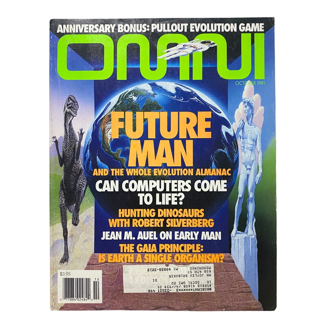 Omni Magazine October 1991 Vol 14 No. 1 The Whole Evolution Almanac