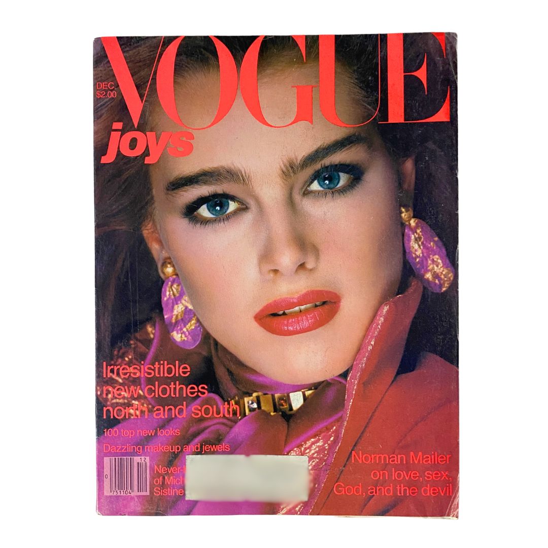 VTG Vogue Magazine December 1980 Brooke Shields by Richard Avedon