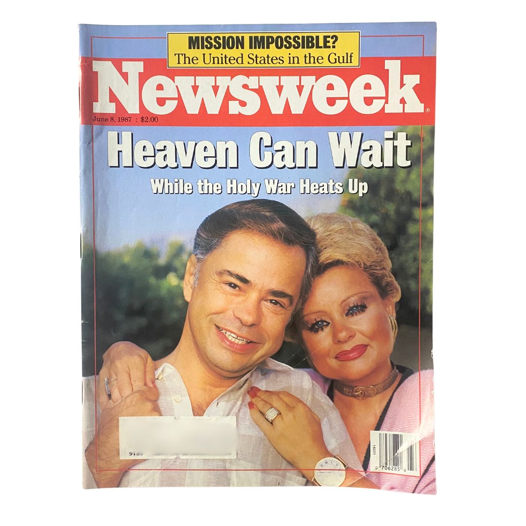 VTG Newsweek Magazine June 8 1987 Jim and Tammy in Exile in Palm Springs