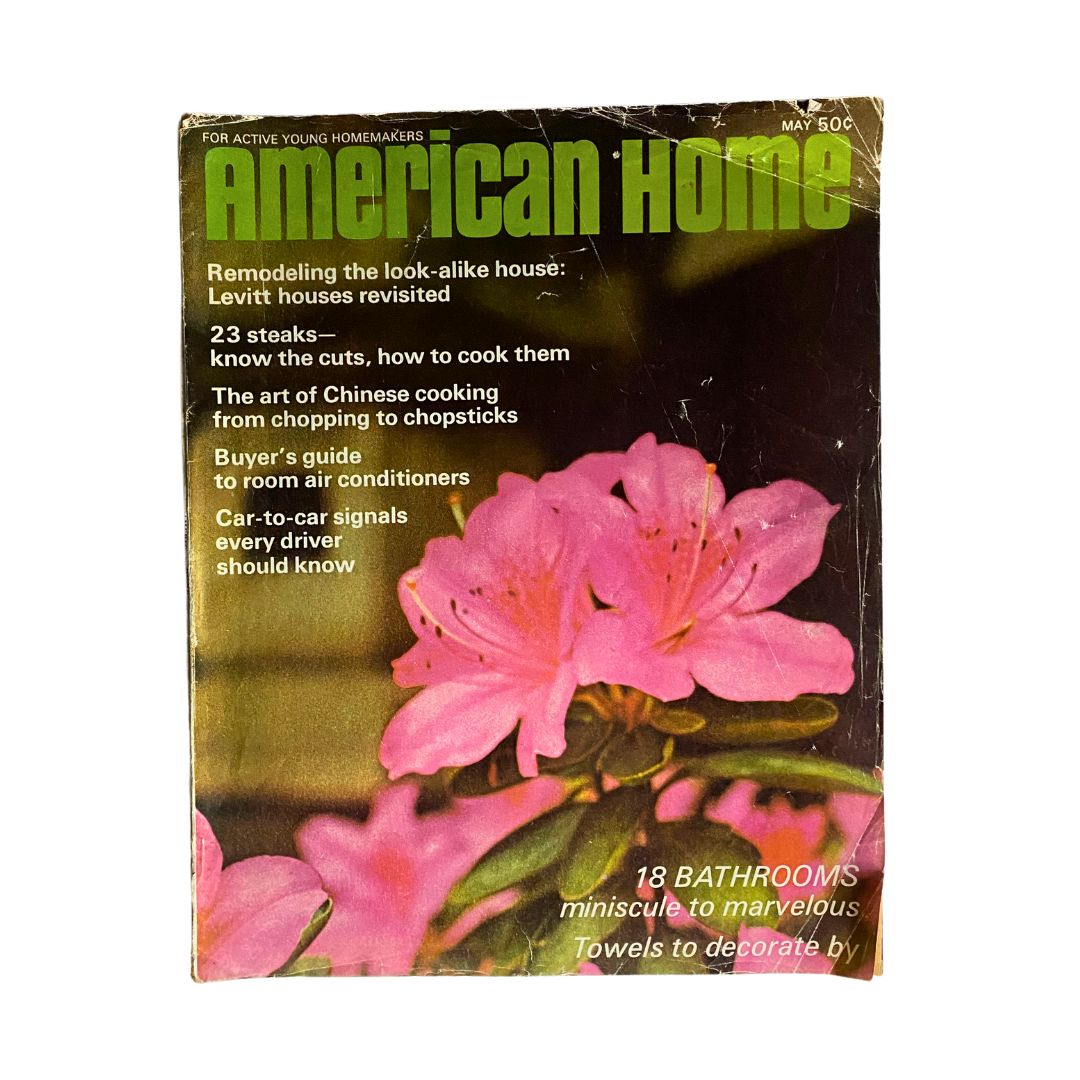 VTG American Home Magazine May 1968 Azaleas from Japan No Label