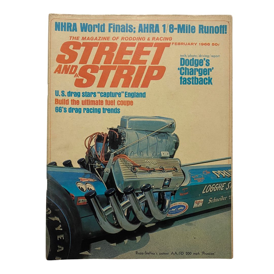 VTG Street & Strip Magazine February 1966 Build the Ultimate Fuel Coupe No Label