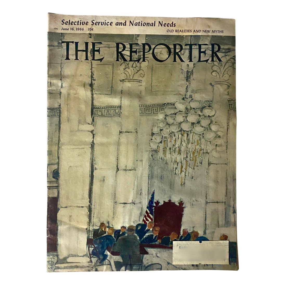 VTG The Reporter Magazine June 16 1966 Selective Service and National Needs