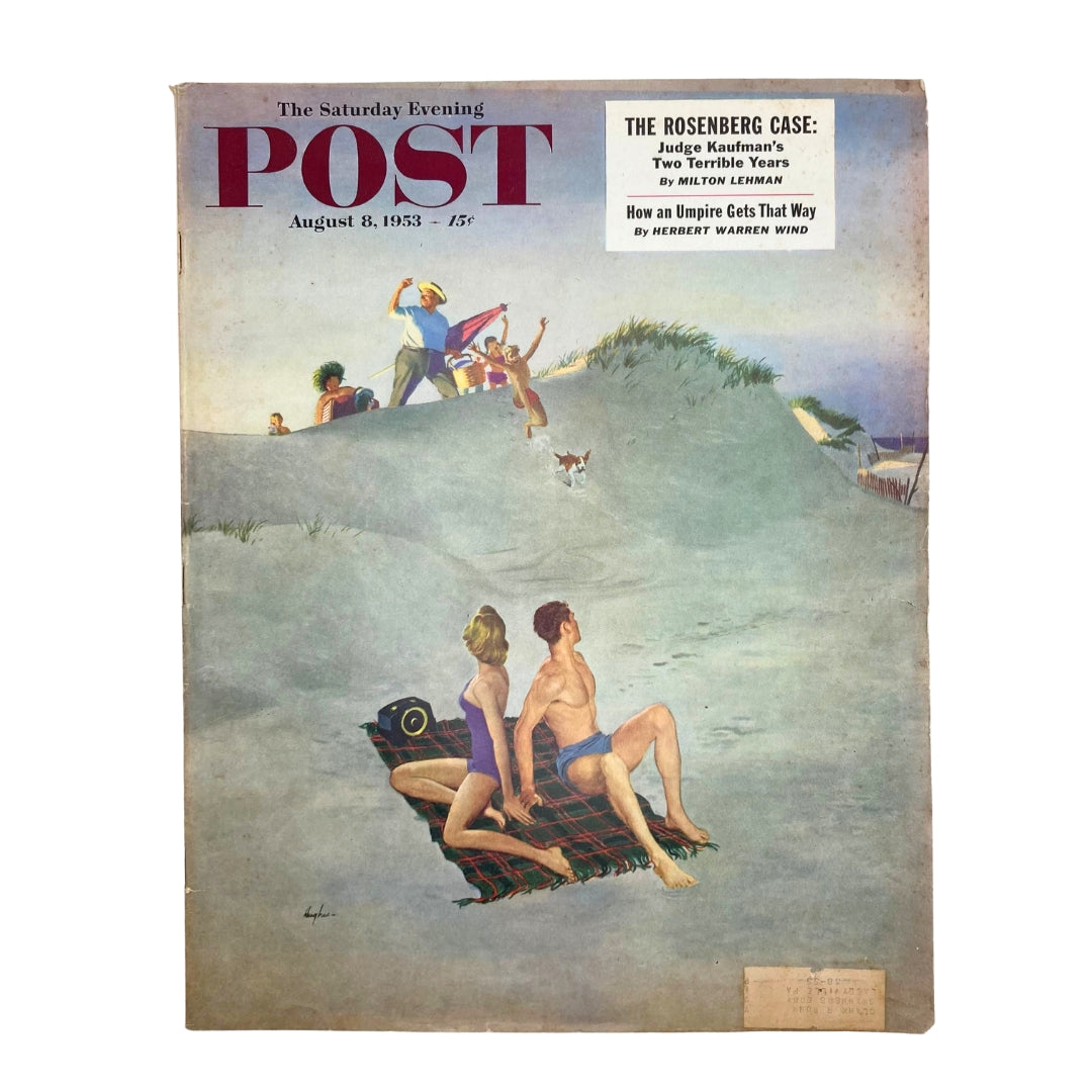 Saturday Evening Post Magazine August 8 1953 To Sweethearts - George Hughes