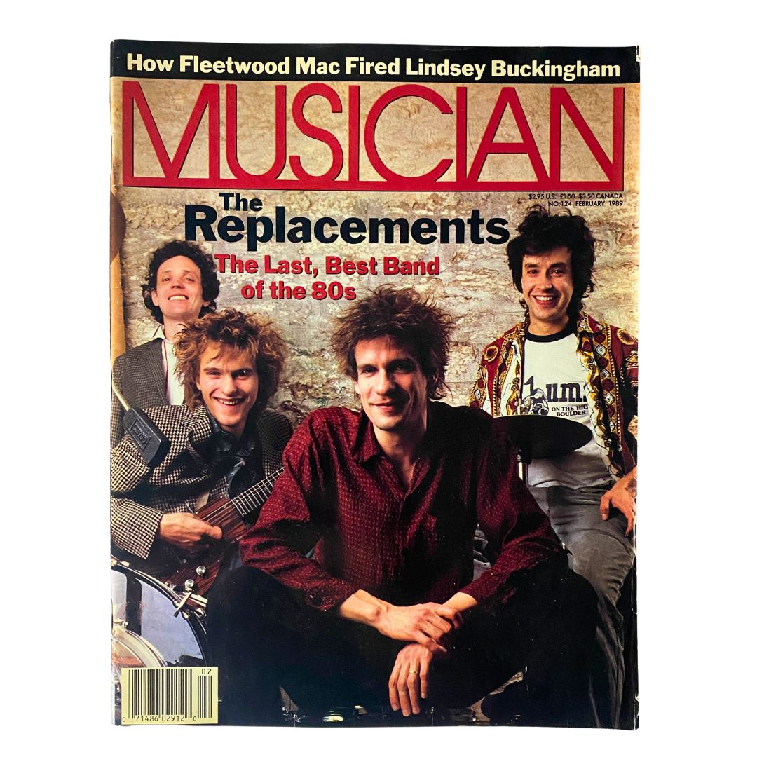 VTG Musician Magazine February 1989 The Replacements No Label