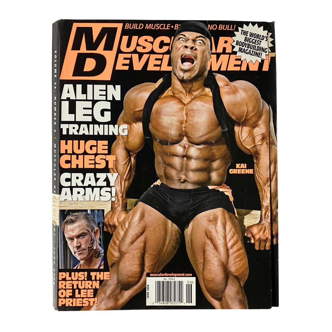 Muscular Development Magazine June 2008 Kai Greene Cover No Label