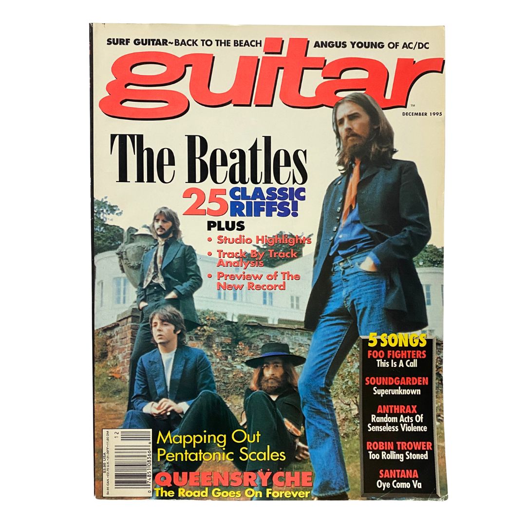 VTG Guitar Magazine December 1995 Vol 13 No. 2 The Beatles No Label