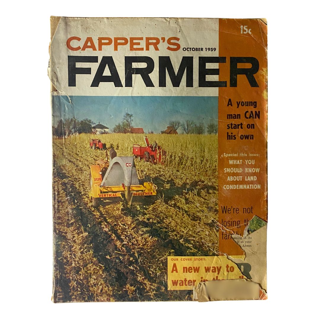 VTG Carper's Farmer Magazine October 1959 Water in the Field GD Interior