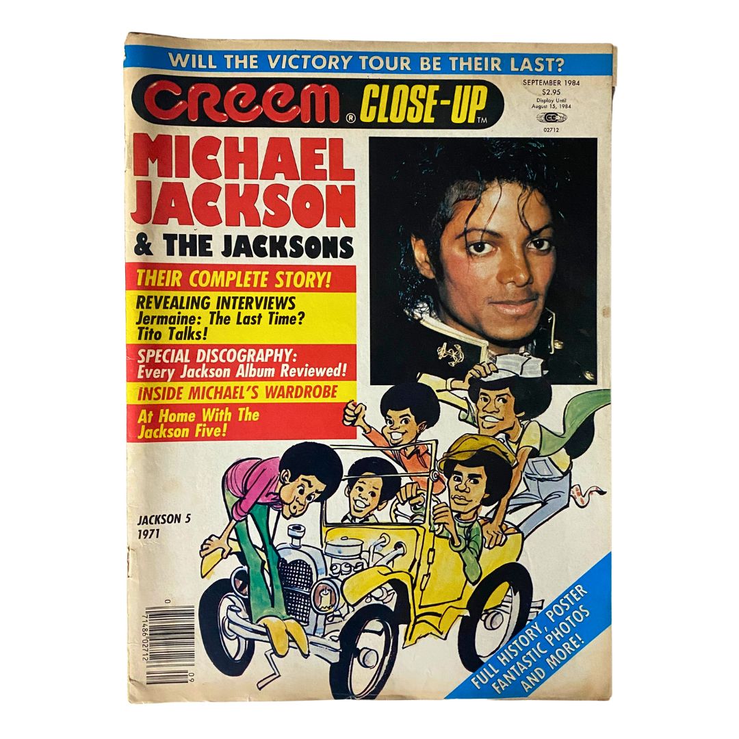 VTG Creem Close-Up Magazine September 1984 Michael Jackson No Label