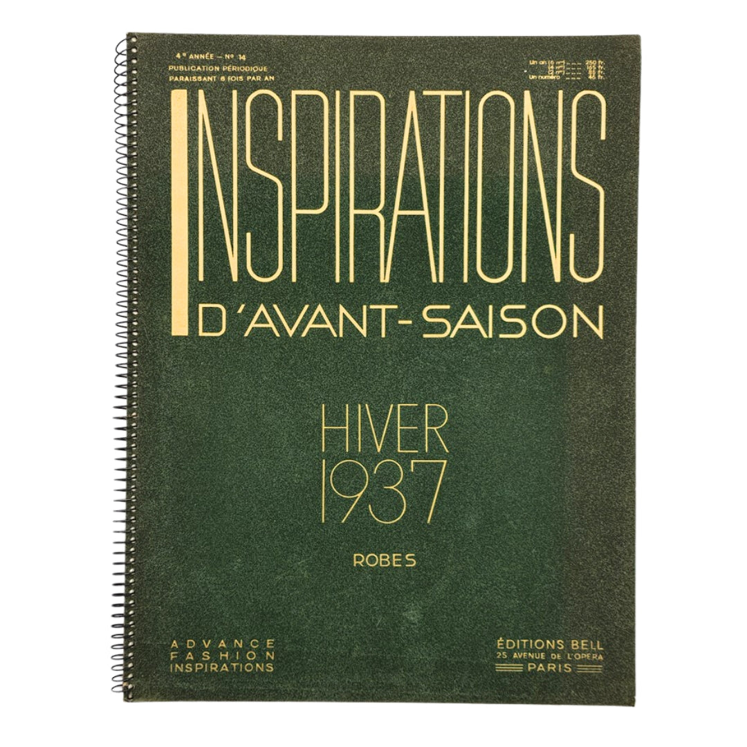 1937 Les Editions Bell Inspirations D'Avant-Saison Haute Couture Brochure