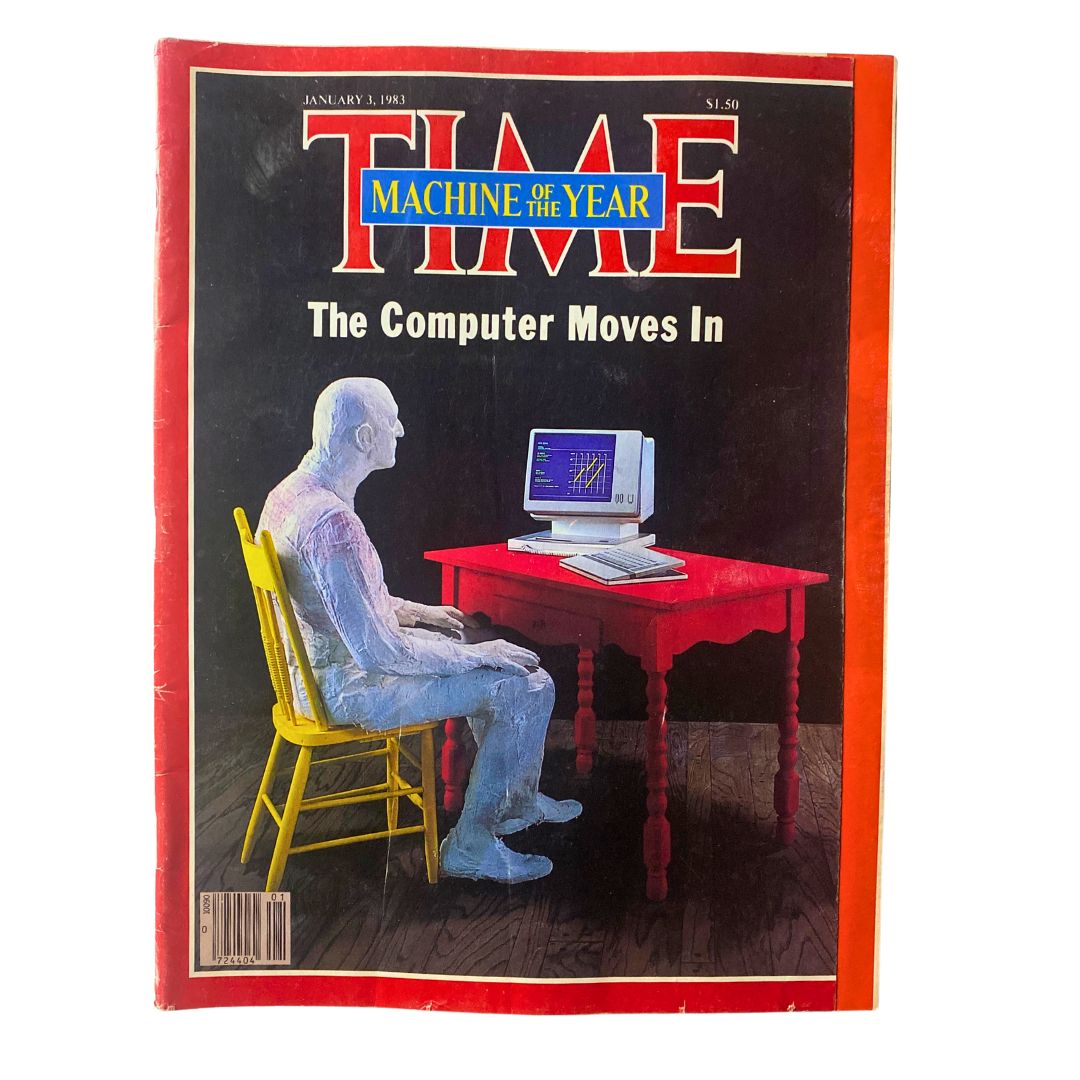 VTG Time Magazine January 3 1983 Machine of the Year, The Computer No Label