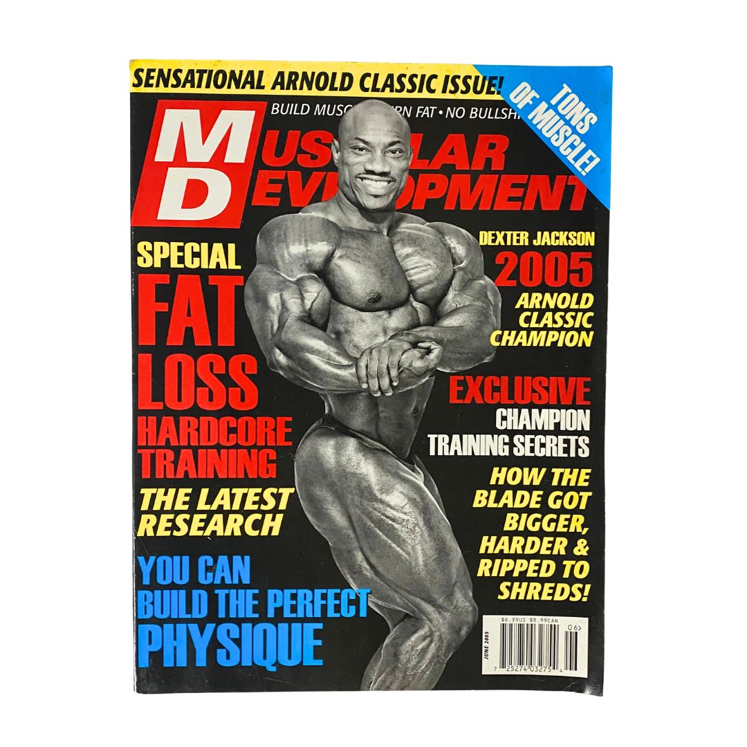 Muscular Development Magazine June 2005 Dexter Jackson Cover No Label