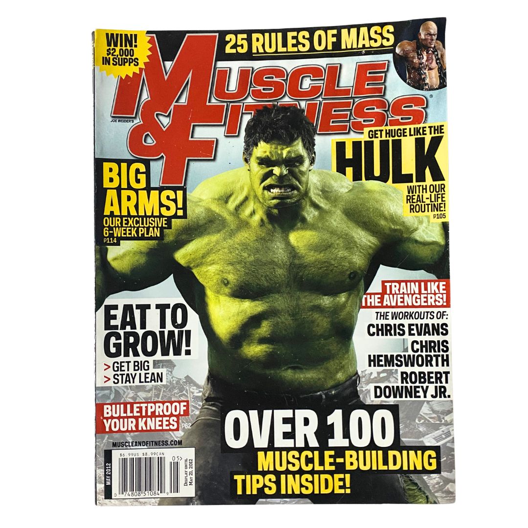 Muscle & Fitness Magazine May 2012 Get Huge Like Hulk No Label GD Interior