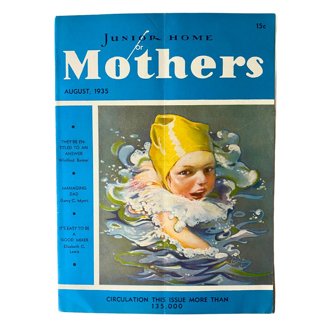 VTG Junior Home for Mothers Magazine August 1935 They're Entitled To Answer