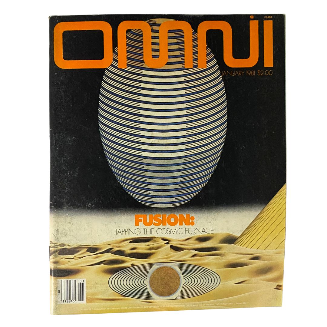 VTG Omni Magazine January 1981 Fusion Tapping The Cosmic Furnace No Label