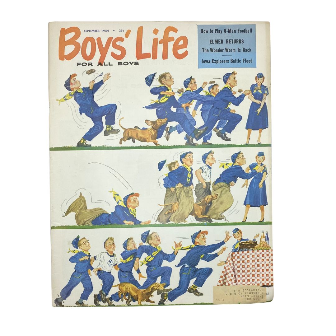 VTG Boys' Life for All Boys Magazine September 1954 Carrot Top - Bud Hawes