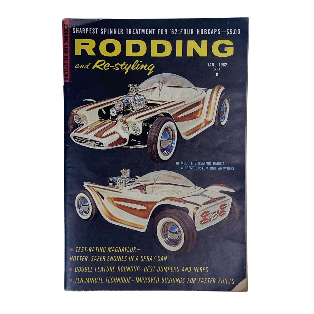 VTG Rodding & Re-Styling Magazine January 1962 Meet The Beatnik Bandit No Label